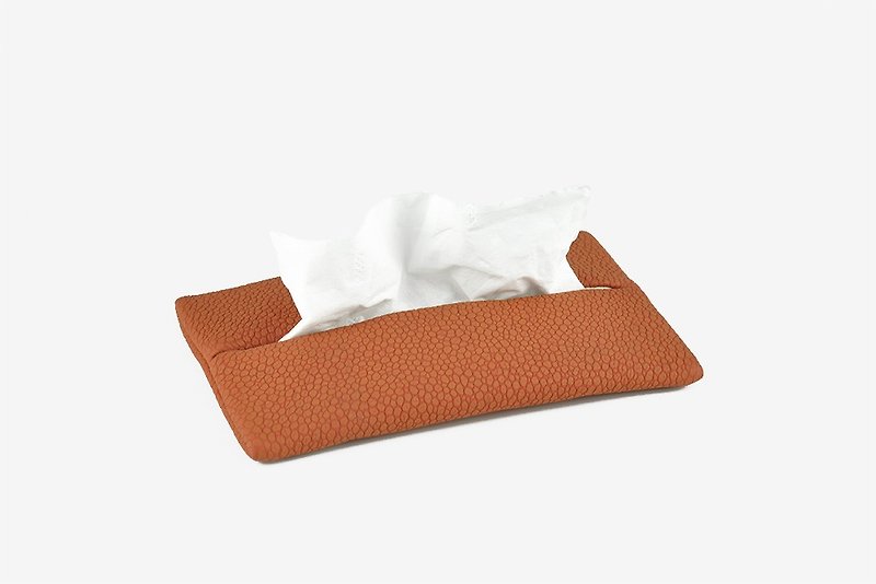 Pocket Tissue Cover, Travel Tissue Holder, Portable Tissue Case, Tissue Pouch, Red - その他 - 革 レッド