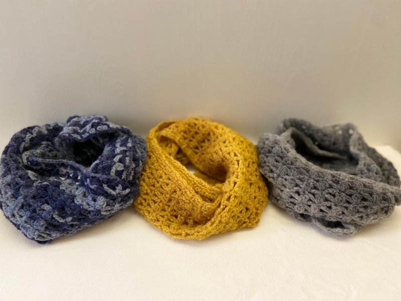 Have a warm winter-Neck scarf (crochet) experience activity - Knitting / Felted Wool / Cloth - Wool 