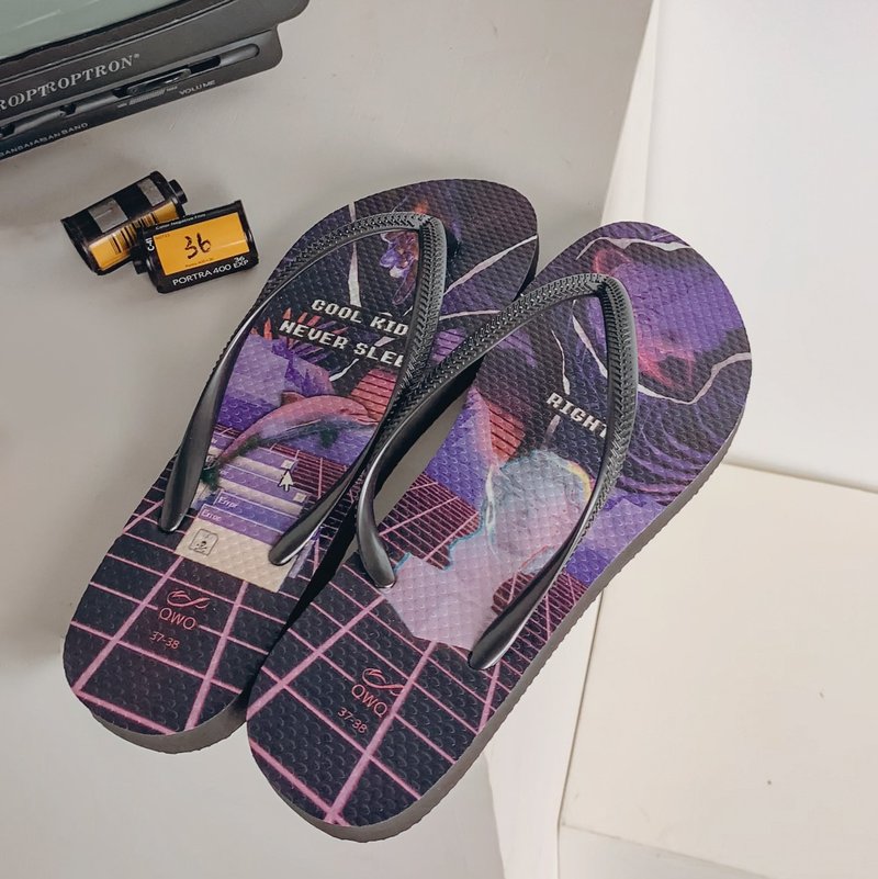 Women's Waterproof Flip Flops Outdoor Slippers Waterproof Women Shoes HEAVEN - รองเท้าแตะ - ยาง หลากหลายสี