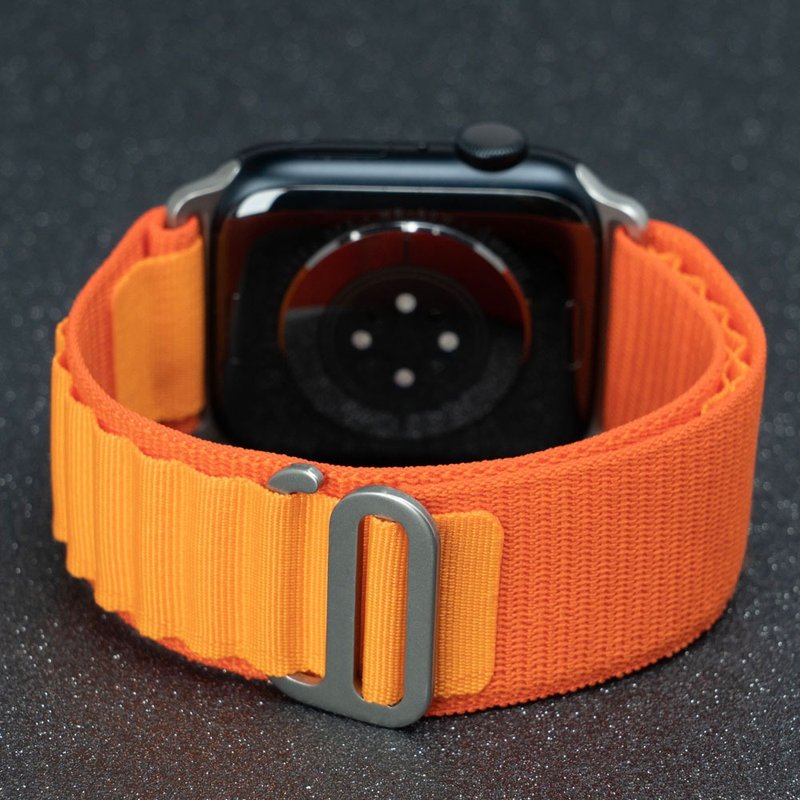 Apple Watch Band -SOLAR Series 42mm/44mm/45mm/Ultra(49mm)  Adjustable Watch Band - Watchbands - Other Materials Orange