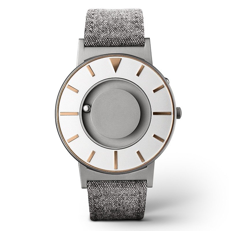 EONE Bradley Tactile Watch-Fashion Gold - นาฬิกาผู้หญิง - โลหะ สีเทา