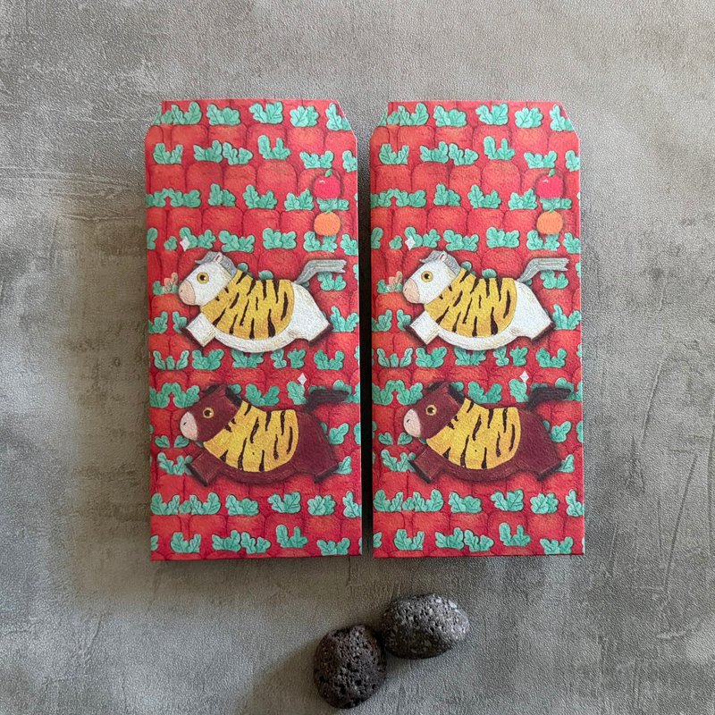 馬馬虎虎 午年のポチ袋 - ご祝儀袋・ポチ袋 - 紙 レッド