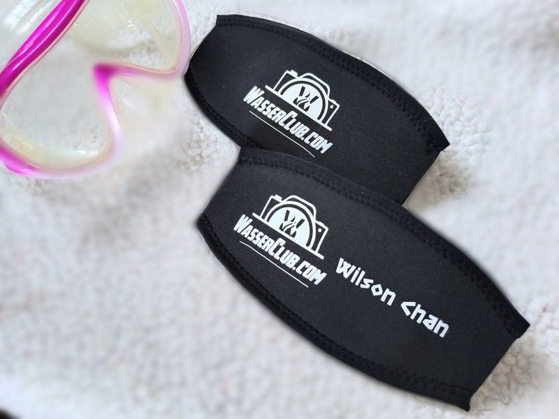 Personalized Scuba Mask Strap Cover Scuba Diving Supplies Belt Cover - อุปกรณ์เสริมกีฬา - วัสดุกันนำ้ สึชมพู