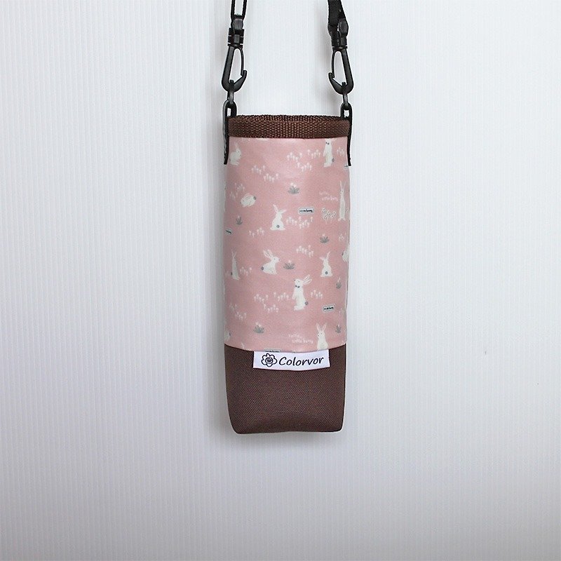 かわいいウサギのバンパーケトルバッグ（ピンク） - 水筒・タンブラー・ピッチャー - 防水素材 ピンク