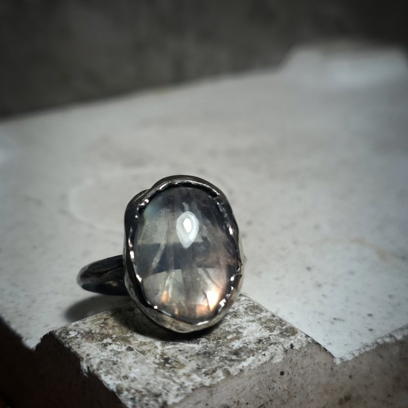 Moonstone rings - แหวนทั่วไป - เครื่องเพชรพลอย ขาว