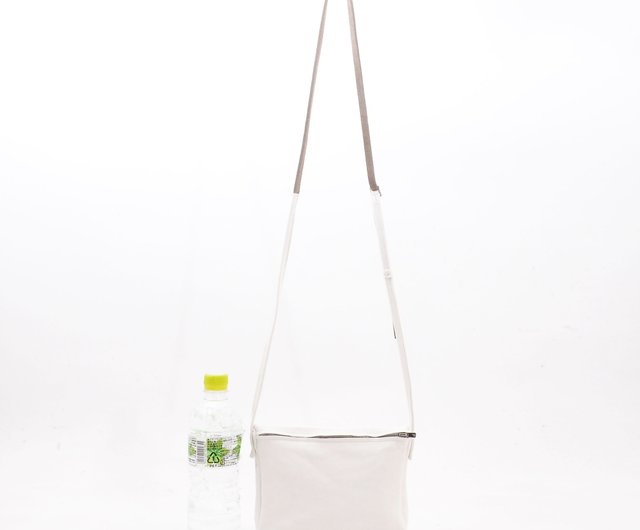 レザーサコッシュ/白/カンガルー革/小さめ/ポシェット/本革/Sac2303