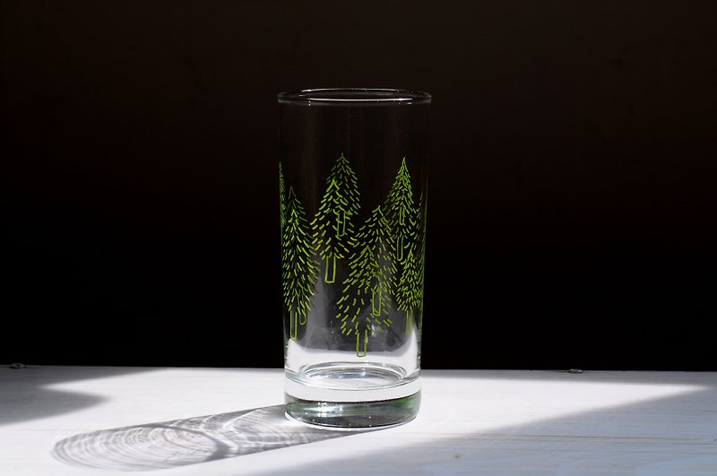 1983ER-自然系玻璃杯-森林-400ml - 茶壺/茶杯/茶具 - 玻璃 綠色