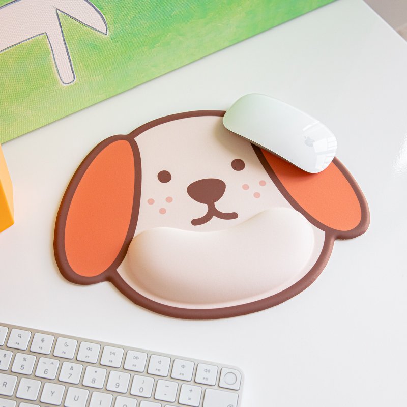 AUG8 STORE dog wrist pad mouse pad silicone filling - แผ่นรองเมาส์ - ซิลิคอน 