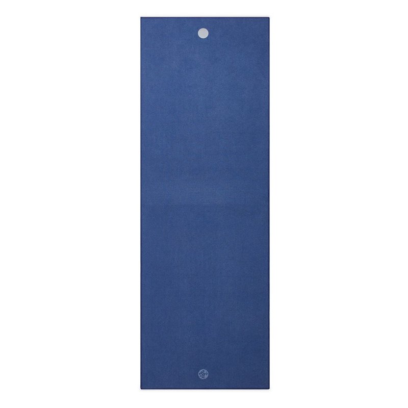 【Manduka】Yogitoes 2.0 yoga towel-Moon (wet and non-slip) - อุปกรณ์เสริมกีฬา - วัสดุอื่นๆ สีน้ำเงิน