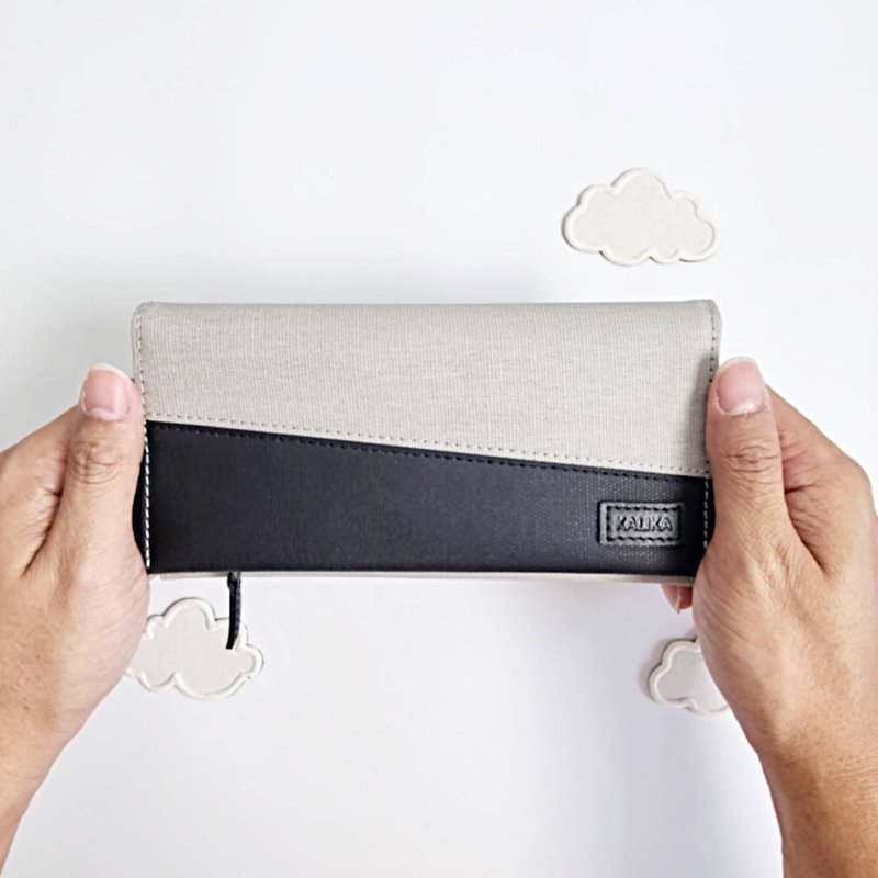 Asta Long Wallet - Wallets - Waterproof Material Gray