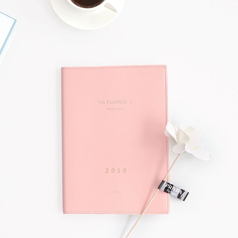 ICONIC 2019經典月誌L (時效)-幸福粉,ICO53184 - 筆記簿/手帳 - 紙 粉紅色