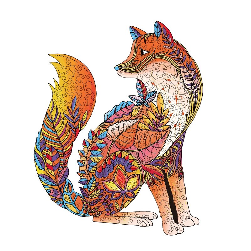 【YAWNGO】Red Fox-Animal Puzzle - Puzzles - Wood 