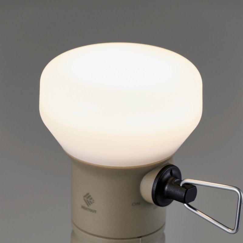 ELECOM NESTOUT LAMP-1 LED燈 MAX 300lm 沙黃 - 露營用品 - 其他材質 橘色