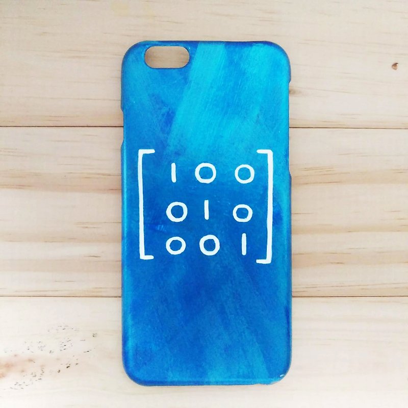 Unit matrix hand-painted mobile phone case IPHONE: HTC: SONY: SAMSUNG: ASUS: OPPO - Phone Cases - Pigment Blue