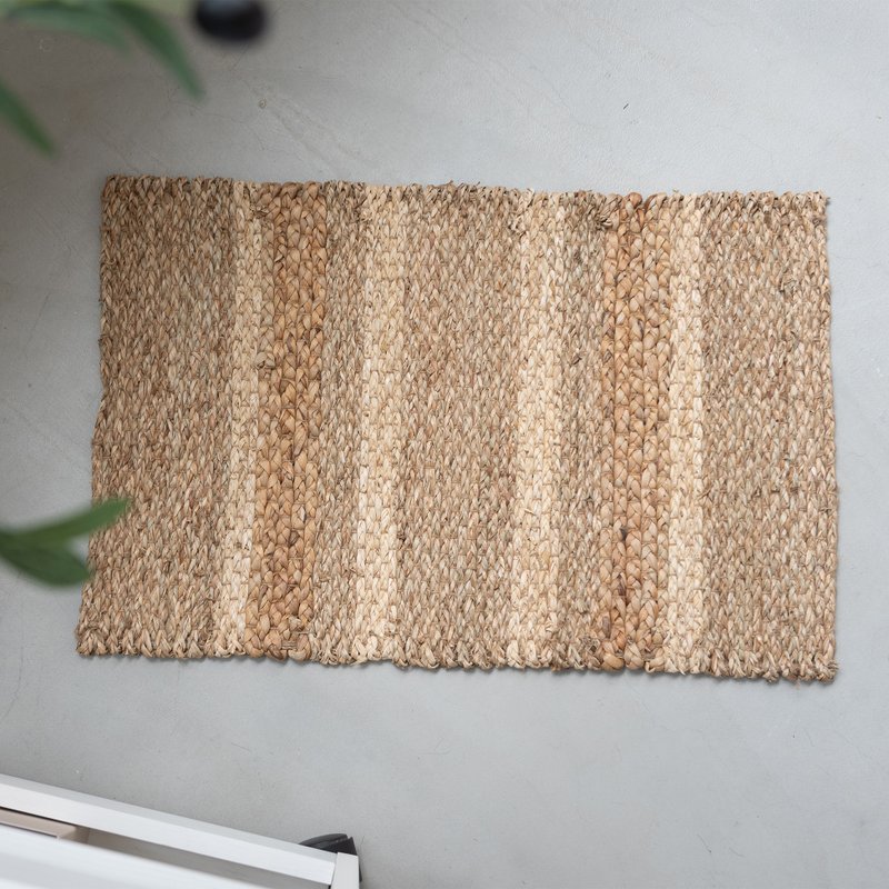 Striped rectangular woven carpet - พรมปูพื้น - วัสดุอื่นๆ 