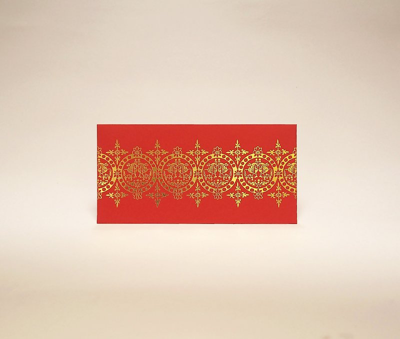 Hundred years of good integration horizontal hot stamping red envelope bag five into - Chinese New Year - Paper Red