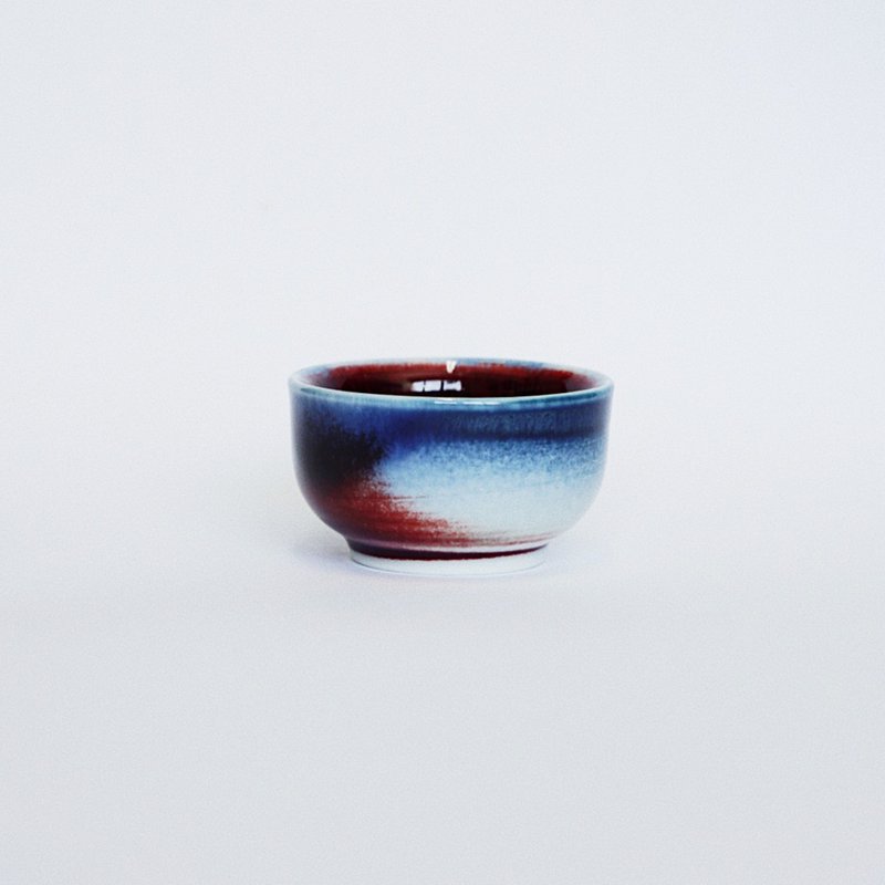 窯變釉手作陶瓷迷你单杯－星空蓝 - 茶壺/茶杯/茶具 - 瓷 藍色