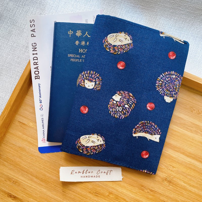 Passport Holder Passport Holder Passport Storage Hedgehog Style - Passport Holders & Cases - Cotton & Hemp 