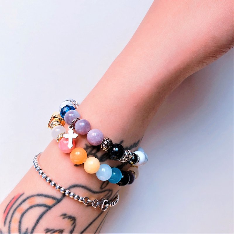 Whispering Colored Gemstone Bracelet - Bracelets - Stone Multicolor
