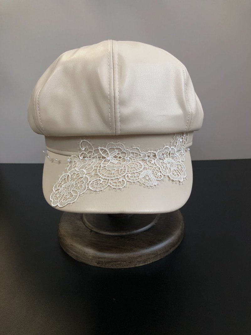 original lace hat - หมวก - วัสดุกันนำ้ ขาว