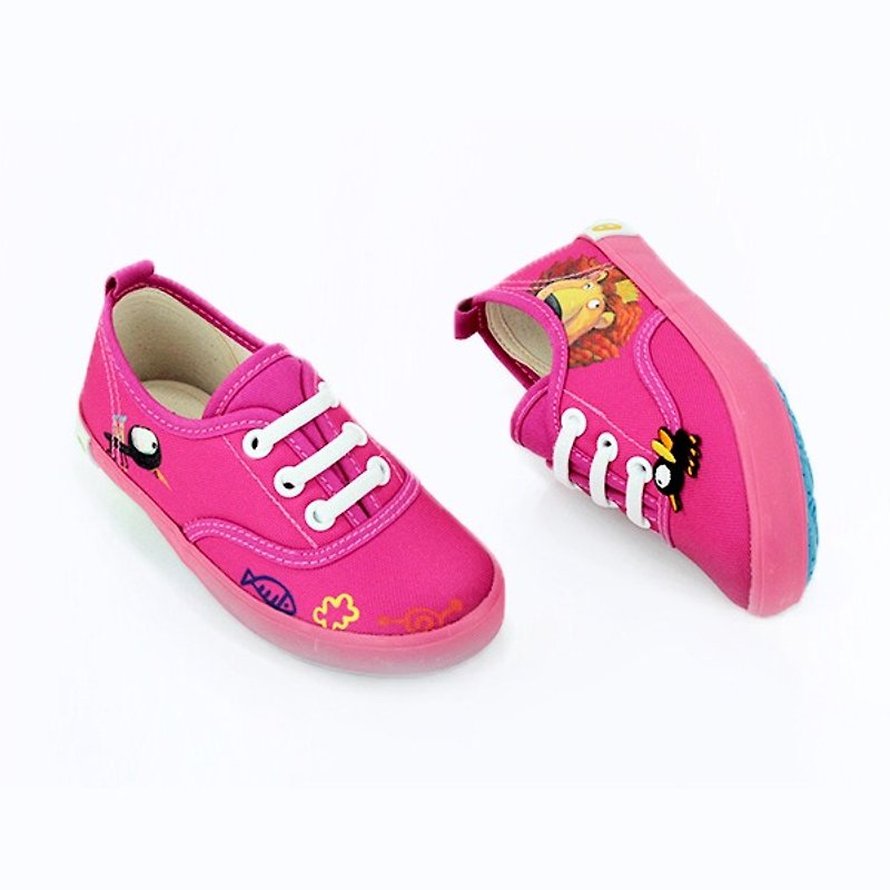 親子企鵝鞋 – 紫紅蚊子的聲音 童鞋(小孩款) - 童裝鞋 - 其他材質 紅色