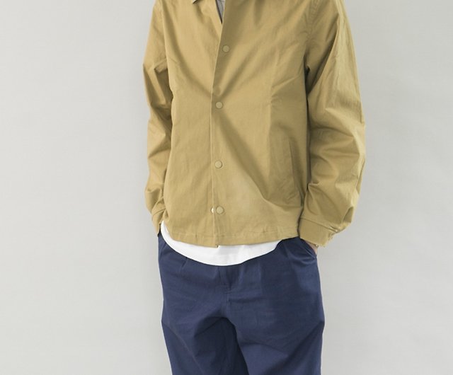 Japanese collocation lapel double-layer coach jacket coat Coach Jacket boys gifts - Shop Lab Store Men's Coats & - Pinkoi