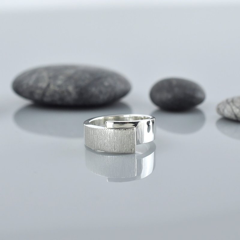 Sterling Silver Overlapping Ring,SV925 - General Rings - Sterling Silver Silver