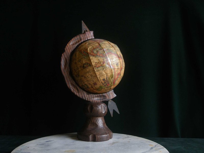 【老時光 OLD-TIME】早期西班牙地球儀 - 擺飾/家飾品 - 其他材質 多色
