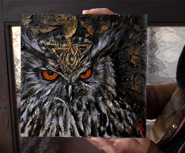 くまや洞窟★最強の縁切り★フクロウオルゴナイト 縁起物 オルゴナイト ふくろう 2個セット 天然石 開運 金運 置物