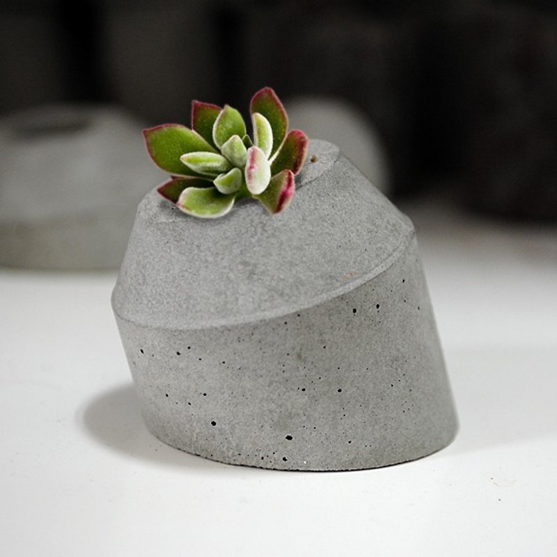 Cement flower. Pots. Pot - Other - Cement 