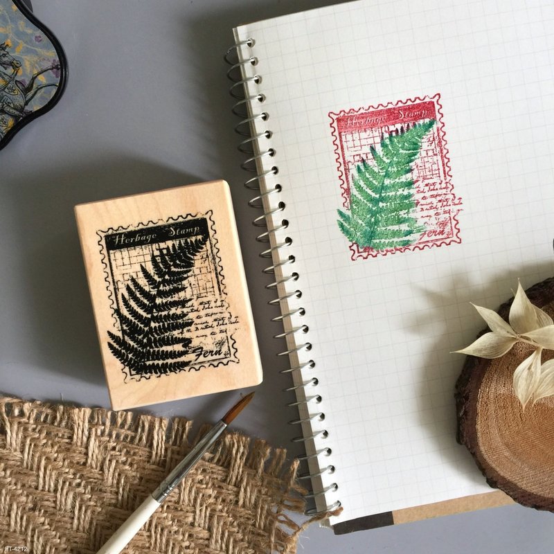 Maple Stamp- Fern Stamp FT-4212 - ตราปั๊ม/สแตมป์/หมึก - ไม้ 