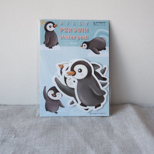 Animal Stickers  Polar Bear Stickers - Shop penguin dairy Stickers - Pinkoi