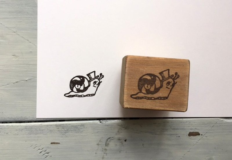 Snail stamp - Stamps & Stamp Pads - Other Materials 