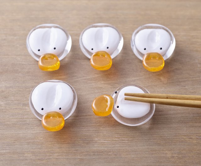 アヒル箸立て　銅製 アヒル箸立て銅製