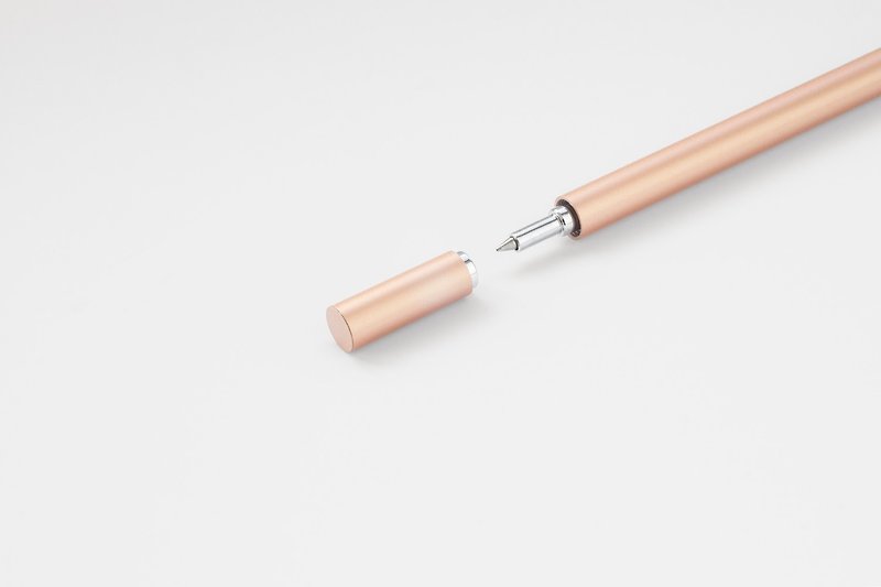SHELL: Rollerball Pen (Rose Gold) - ไส้ปากกาโรลเลอร์บอล - อลูมิเนียมอัลลอยด์ สีทอง