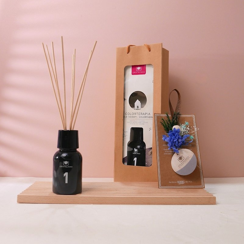 [Mother's Day Gift Box] Spanish CRISTALINAS five-color diffuser bottle gift box set - น้ำหอม - สารสกัดไม้ก๊อก 