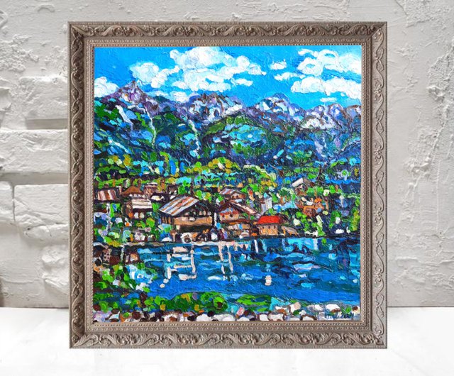 【真作】「希少」絵画 油彩 伊谷賢蔵(風景) 伊谷レッド 真作】「希少」絵画 油彩 伊谷賢蔵(風景) 伊谷レッド