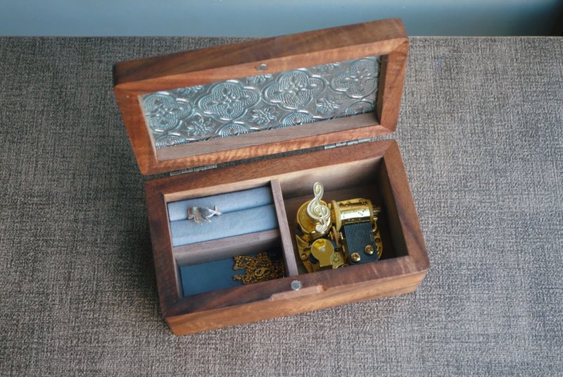 ShouZhuo handmade---Handmade music box (private custom product) - Storage - Wood Brown