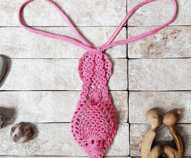 Open Sexy Men's Underwear, Crochet thong for men - Shop MezhanHook Men's  Underwear - Pinkoi
