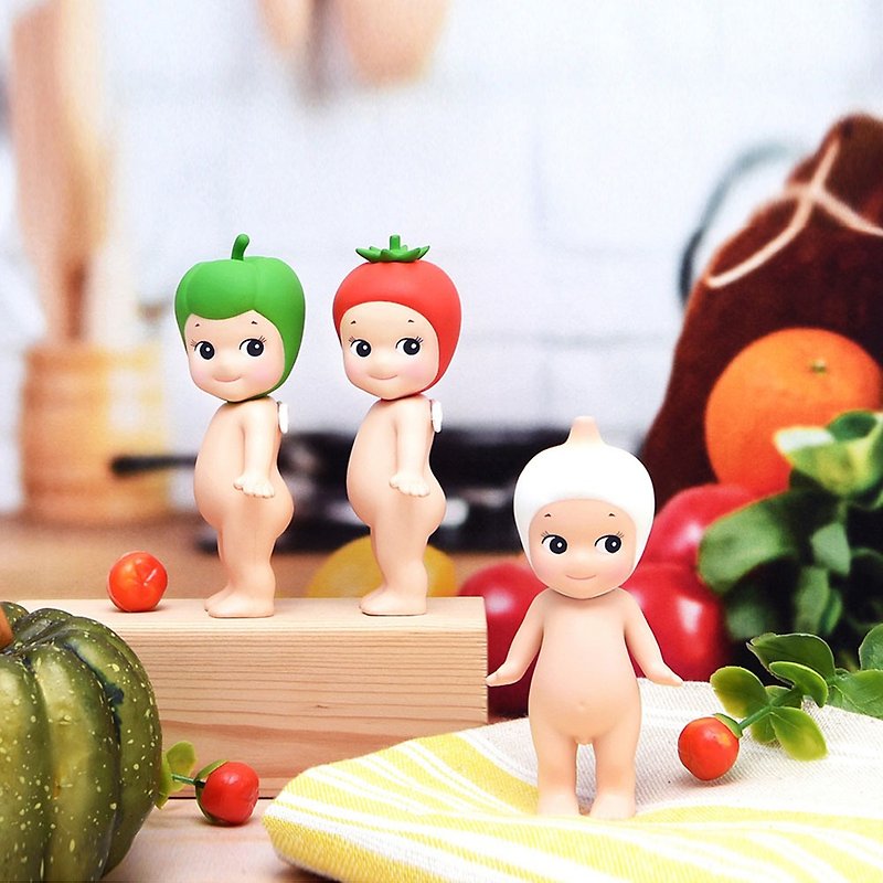 Sonny Angel│Classic vegetable series box play doll New (box of 12) - Stuffed Dolls & Figurines - Plastic White