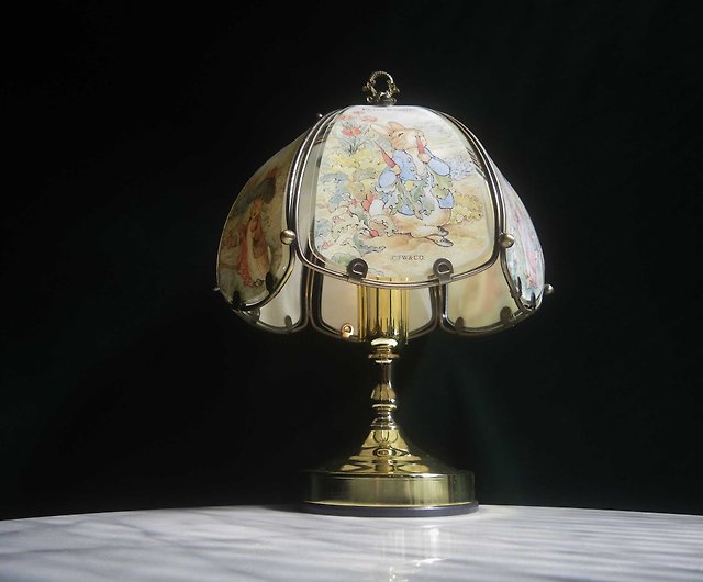 Taiwanese Glass Table Lamp, Old Table Lamps Glass