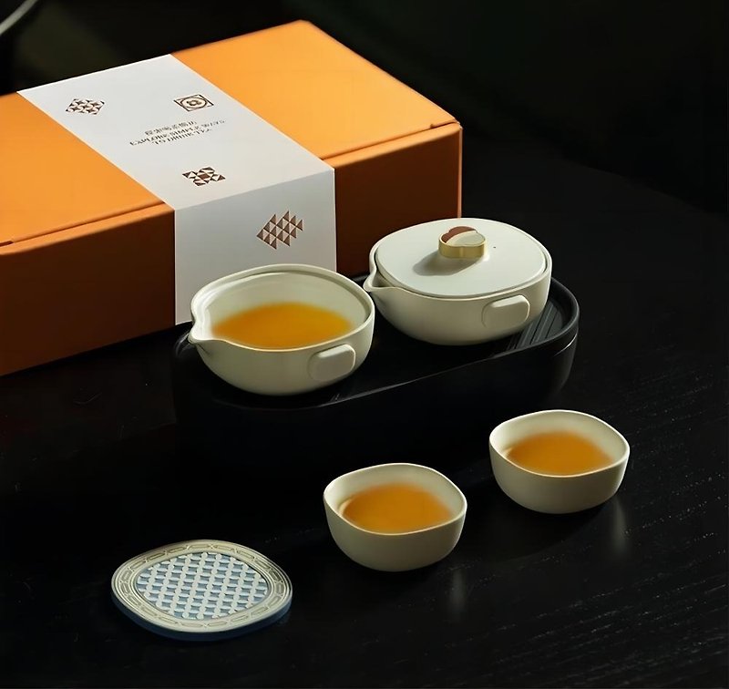Little Arena T6×Jian Nanhua Kung Fu Tea Set Gift Home - Teapots & Teacups - Pottery 