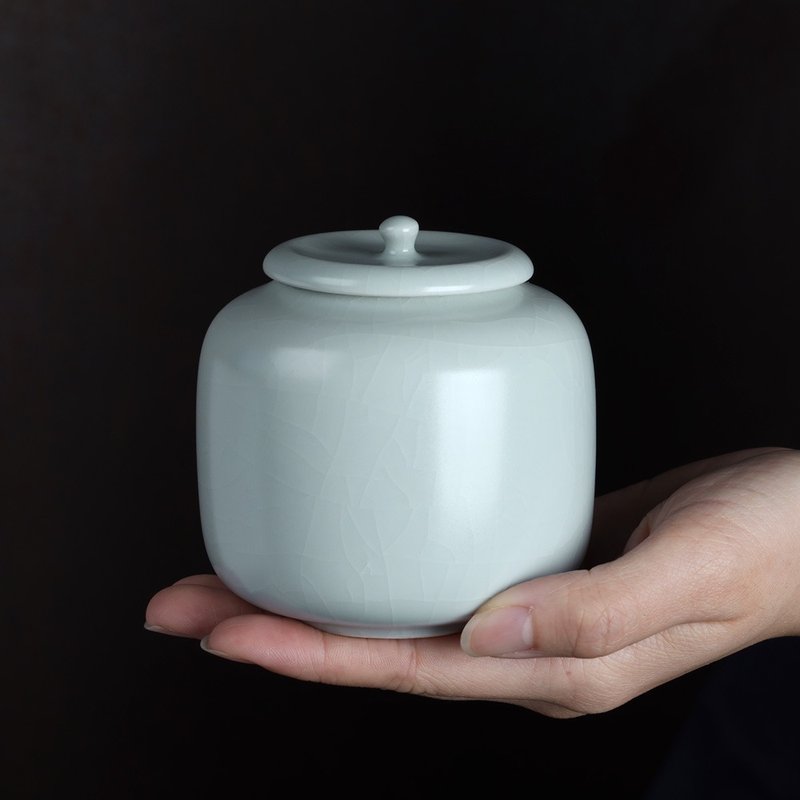 Tianqing Ru窯茶缶-（260ml） - 急須・ティーカップ - 陶器 