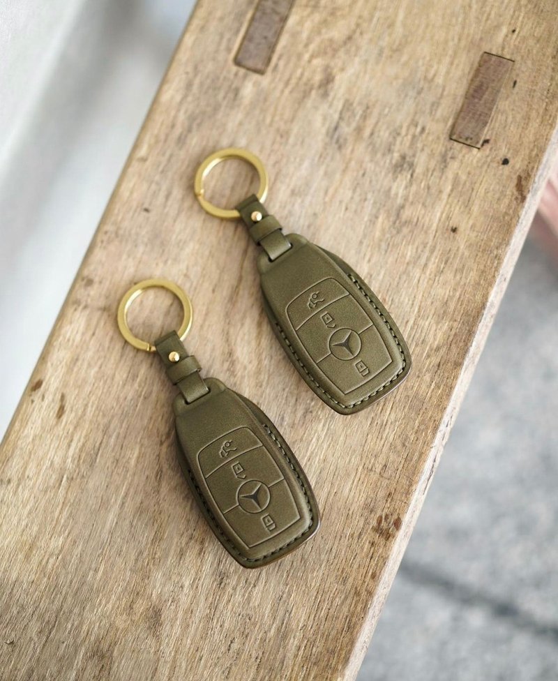 Key case customization - Other - Genuine Leather Khaki