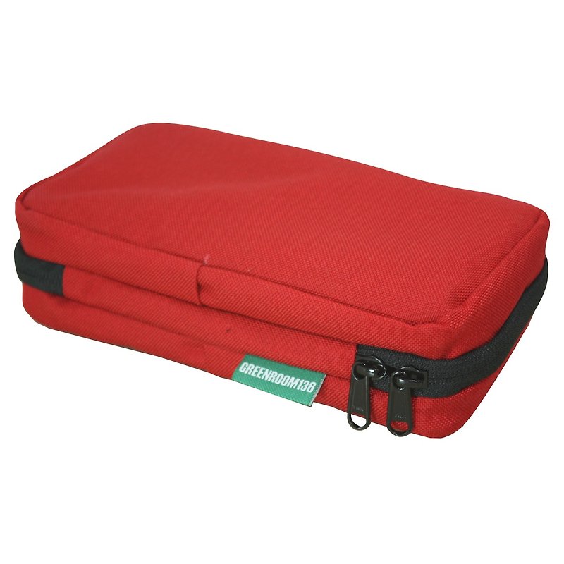 Greenroom136 - PencilPusher - Pencil case - Red - 鉛筆盒/筆袋 - 防水材質 紅色