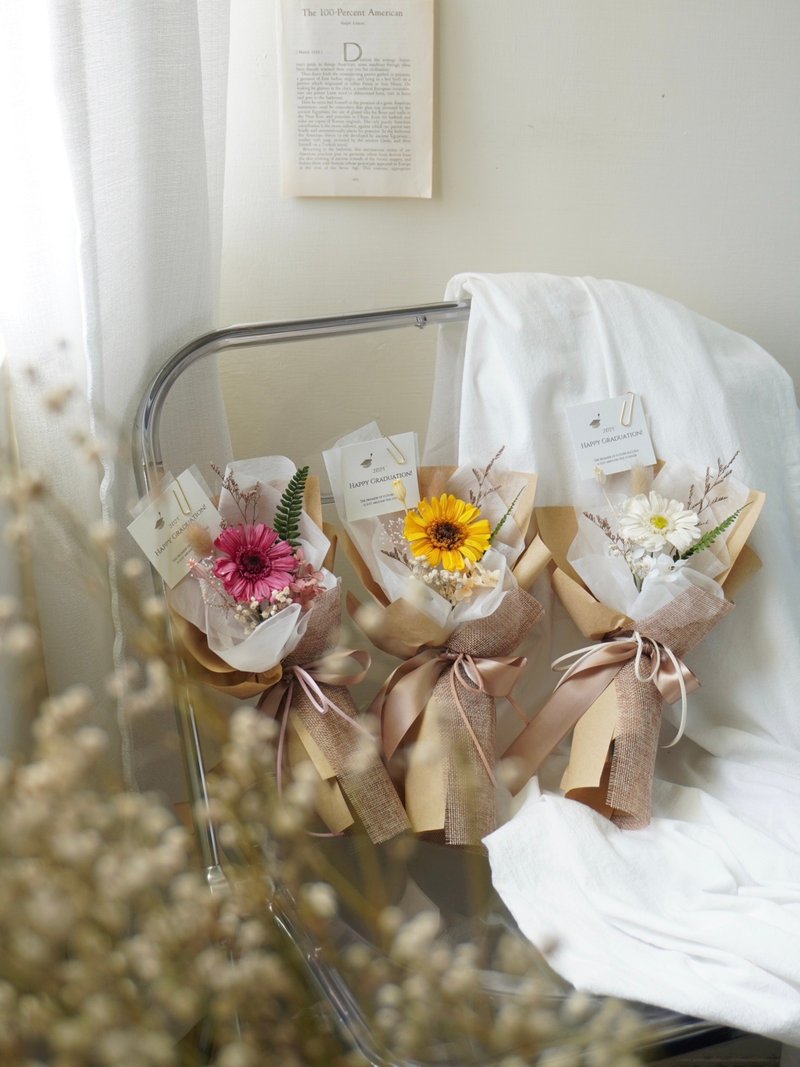 [Graduation Bouquet] Everlasting Sunflower Bouquet Graduation Gift Everlasting Flower Bouquet Sunflower Bouquet - Dried Flowers & Bouquets - Plants & Flowers 