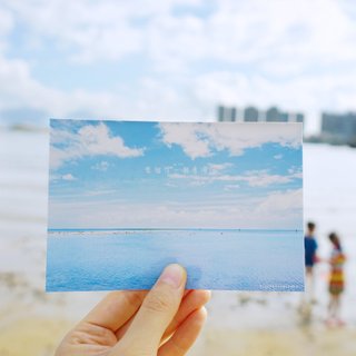 Wanna be with you by the seaside-postcard