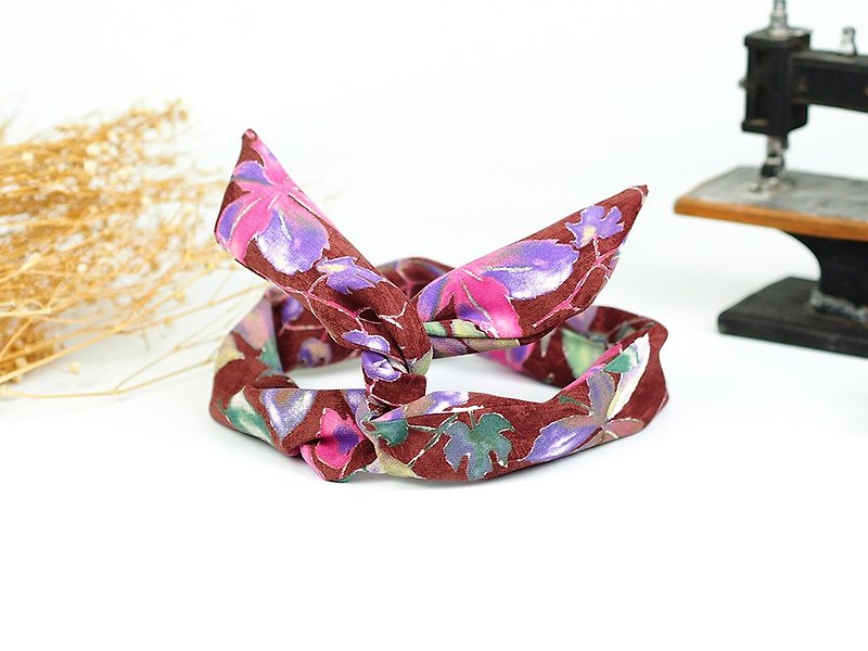Hairband Headband - เครื่องประดับผม - ผ้าฝ้าย/ผ้าลินิน สีม่วง
