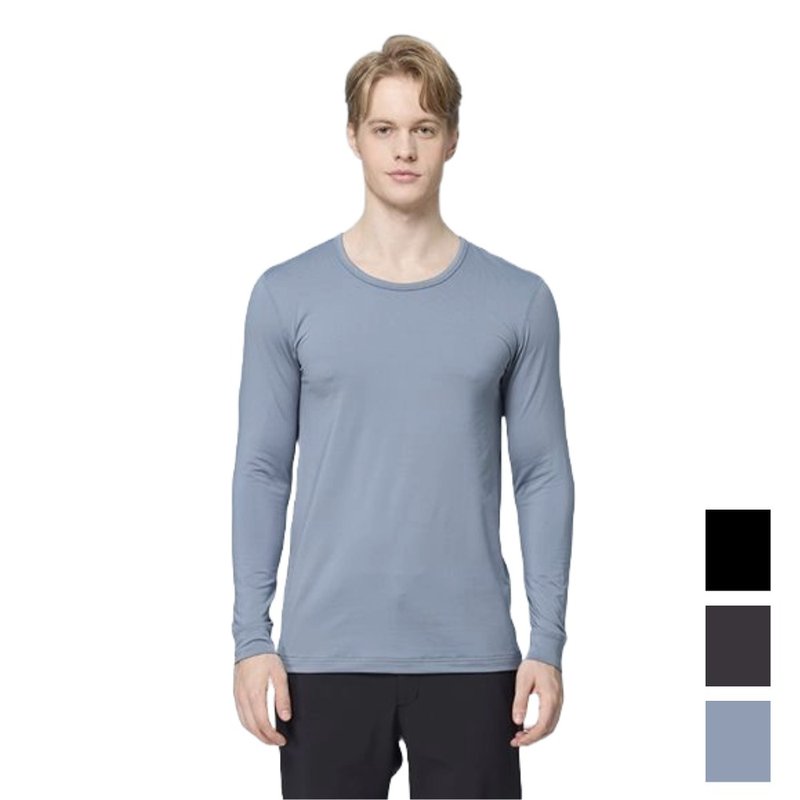 【Wildland】Far infrared round neck thermal jacket for men W2692 - Men's T-Shirts & Tops - Polyester Multicolor