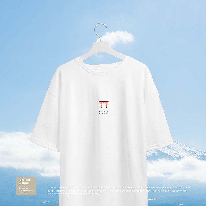 Essala T-Shirt Oversized (M) - 男 T 恤 - 棉．麻 